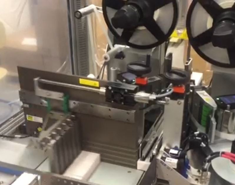 Amacoder Serialisation Tamper Evident Labeller In-feed Raupack UK and Ireland