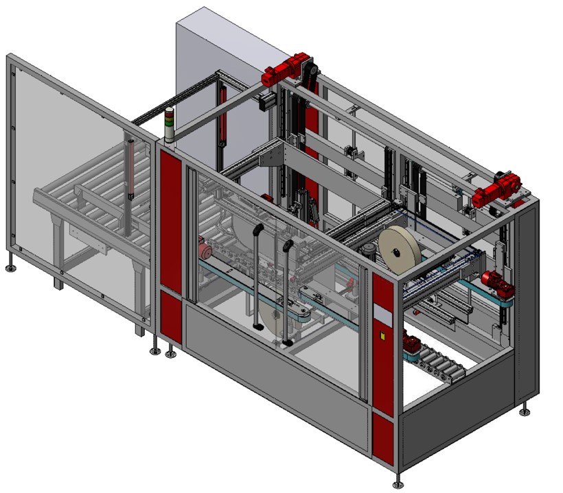 Fully Automatic case taping machine for dispatch - Raupack UK and Ireland