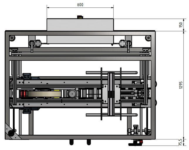 Base taping machine