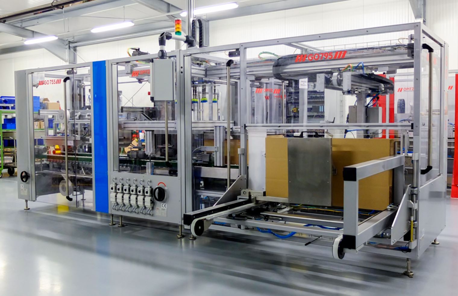 Case Erector GO 795 for large formats - Raupack UK and Ireland